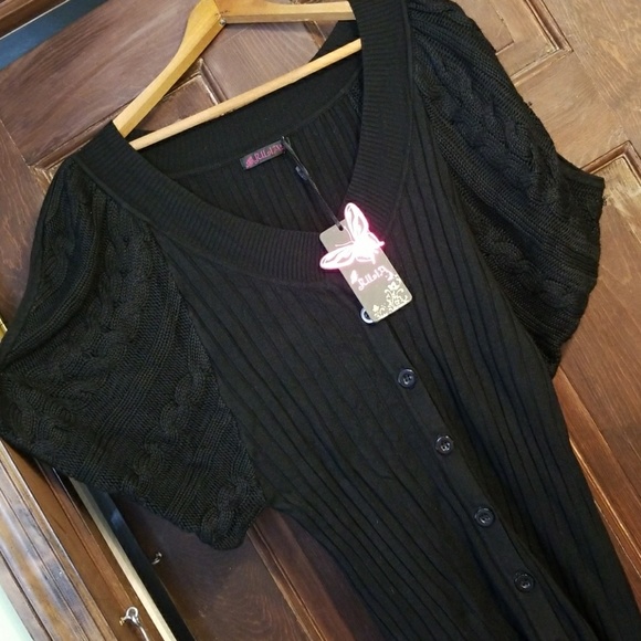 Julia Tops - NWT.FUNKY JULIA MIXED KNIT COTTON SWEATER/TOP Julia Tops - NWT.FUNKY JULIA MIXED KNIT COTTON SWEATER/TOP
